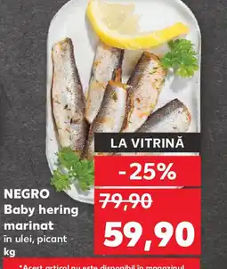 Kaufland Negro Baby hering marinat Ofertă
