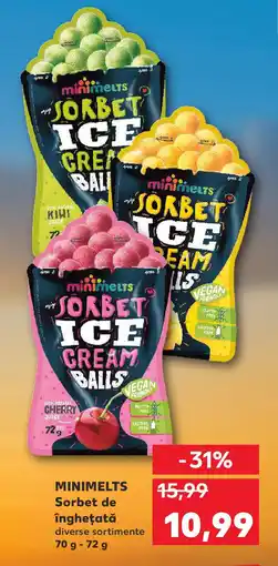 Kaufland MINIMELTS Sorbet de îngheţată Ofertă