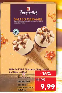Kaufland Îngheţată cornet Ofertă