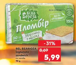 Kaufland Bel Bearioza Ingheţată sandwich Ofertă