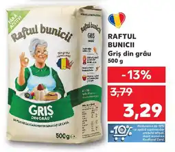 Kaufland RAFTUL BUNICII Griş din grâu Ofertă