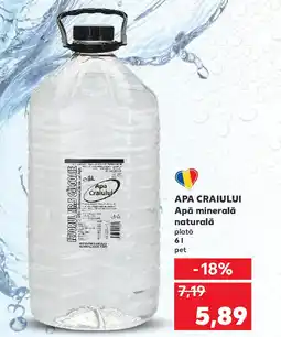 Kaufland APA CRAIULUI Apă minerală naturală Ofertă