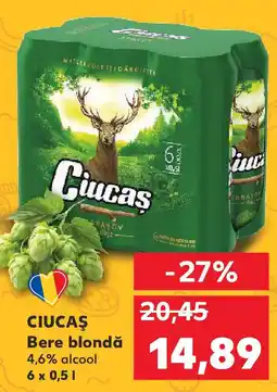 Kaufland CIUCAŞ Bere blondă Ofertă