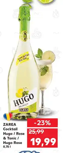 Kaufland ZAREA Cocktail Hugo / Rose & Tonic / Hugo Rose Ofertă