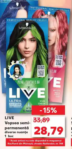 Kaufland LIVE Vopsea semi- permanentă Ofertă