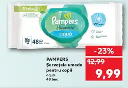 Kaufland PAMPERS Şerveţele umede pentru copii Ofertă