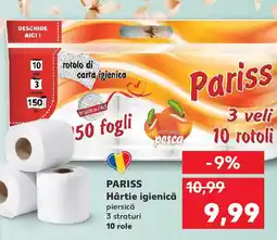 Kaufland PARISS Hârtie igienică Ofertă