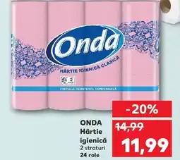 Kaufland ONDA Hârtie igienică Ofertă