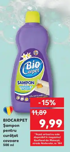 Kaufland BIOCARPET Şampon pentru curăţat covoare Ofertă