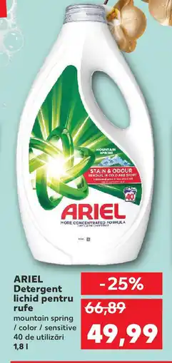 Kaufland ARIEL Detergent lichid pentru rufe Ofertă