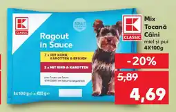 Kaufland Mix Tocană Câini Ofertă