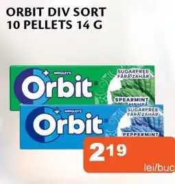 Unicarm Orbit div sort 10 pellets Ofertă