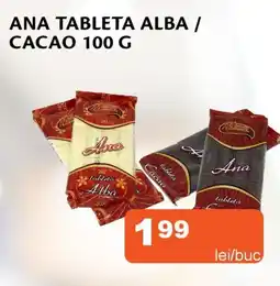 Unicarm Ana tableta alba / cacao Ofertă