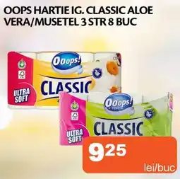 Unicarm Oops hartie ig. classic aloe vera/musetel Ofertă