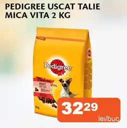 Unicarm Pedigree uscat talie mica vita Ofertă