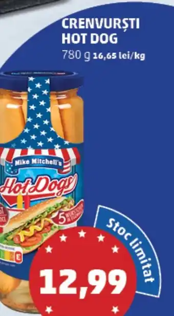 Penny Crenvursti hot dog Ofertă