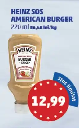 Heinz sos american burger