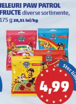 Penny Jeleuri paw patrol fructe Ofertă