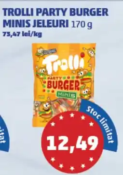 Penny Trolli party burger minis jeleuri Ofertă