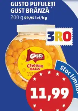 Penny Gusto pufuleti gust brânză Ofertă