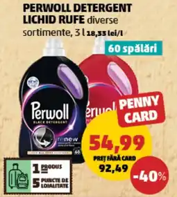 Penny Perwoll detergent lichid rufe Ofertă