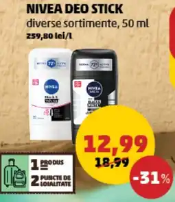 Penny Nivea deo stick Ofertă