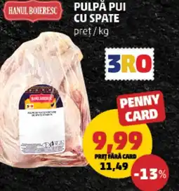 Penny Pulpå pui cu spate Ofertă
