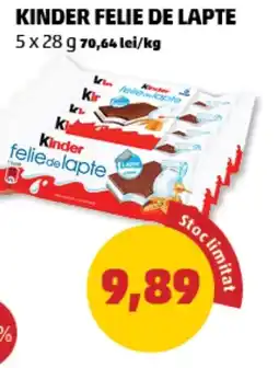 Penny Kinder felie de lapte Ofertă