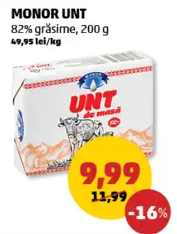 Penny Monor unt 82% grăsime Ofertă