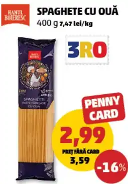 Penny Spaghete cu ouă Ofertă