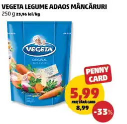Penny Vegeta legume adaos mâncăruri Ofertă