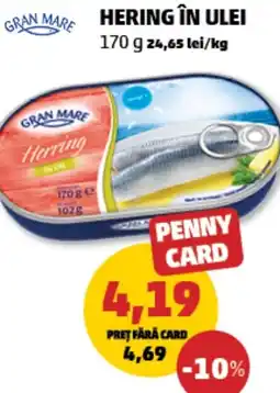 Penny GRAN MARE Hering în ulei Ofertă