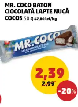 Penny Mr. coco baton ciocolată lapte nucă cocos Ofertă