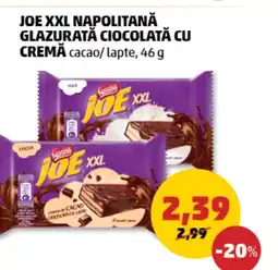 Penny Joe xxl napolitană glazurată ciocolată cu cremă cacao/lapte Ofertă