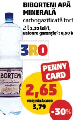 Penny Biborteni apă minerală Ofertă