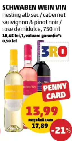 Penny Schwaben wein vin Ofertă