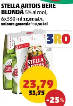 Penny Stella artois bere blonda 5% alcool Ofertă