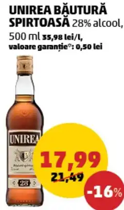 Penny Unirea băutură spirtoasă 28% alcool Ofertă
