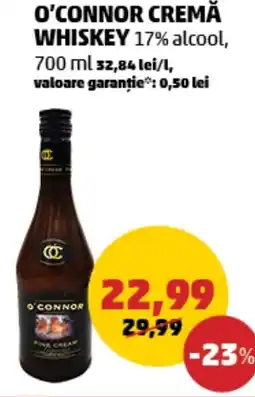 Penny O'connor cremă whiskey 17% alcool Ofertă