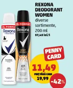 Penny Rexona deodorant women Ofertă