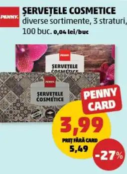 Penny Șervețele cosmetice Ofertă