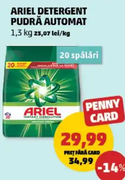 Penny Ariel detergent pudră automat Ofertă