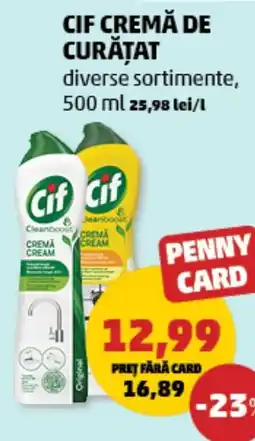 Penny Cif cremă de curățat Ofertă