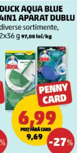 Penny Duck aqua blue 4in1 aparat dublu Ofertă