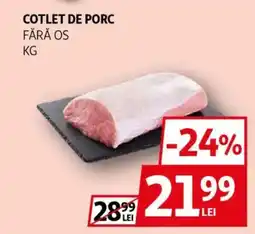 Auchan Cotlet de porc Ofertă