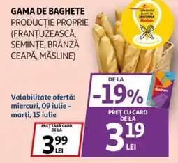 Auchan Gama de baghete Ofertă