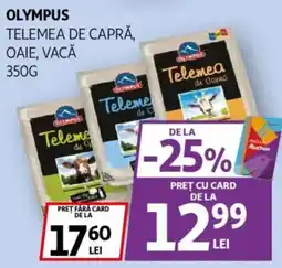 Auchan Olympus telemea de capră. oaie, vacă Ofertă