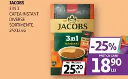 Auchan JACOBS 3in1 cafea instant Ofertă