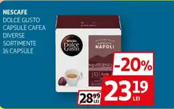 Auchan NESCAFE Dolce gusto capsule cafea Ofertă