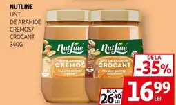 Auchan Nutline unt de arahide cremos/ crocant Ofertă